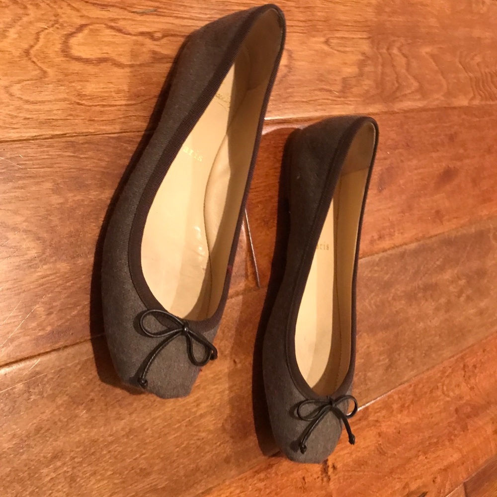 Louboutin knit ballet flats